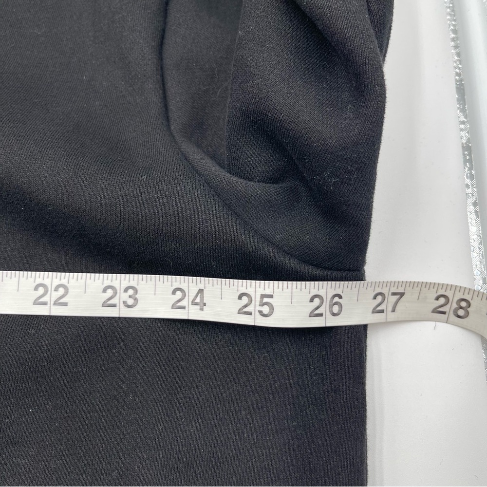 White Fox Boutique Project 5 1/4 Zip Black Sweatshirt Size L/XL Pullover Casual - Picture 10 of 11
